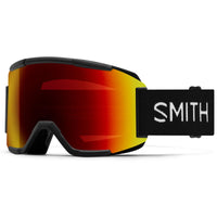 Smith Ski Goggles Squad 2QJ 6K Black ChromaPop Sun Red Mirror & Yellow