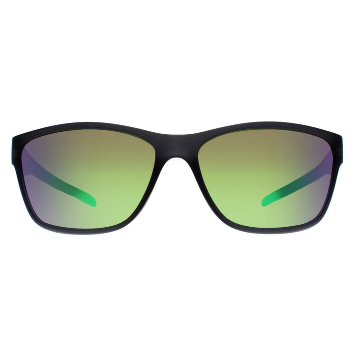 BMW Sunglasses BS0036 20Q Matte Black Green Mirror