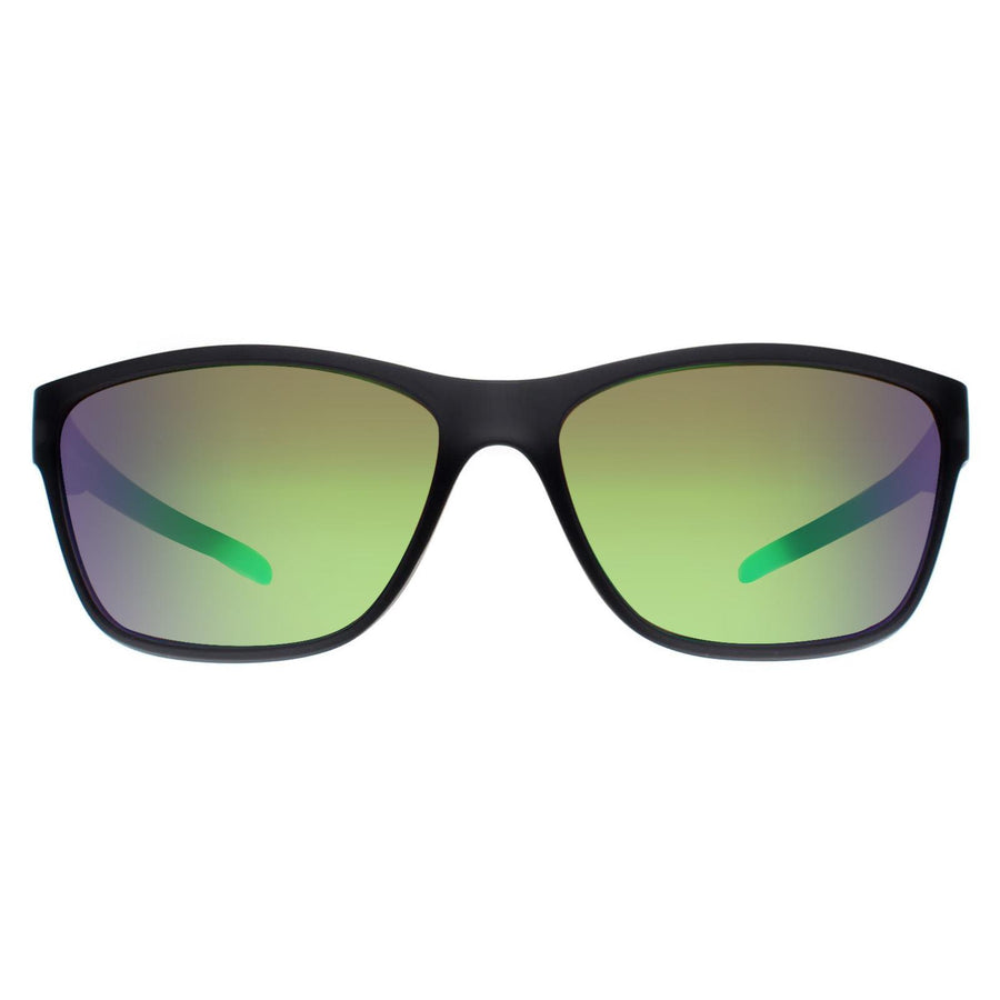 BMW Sunglasses BS0036 20Q Matte Black Green Mirror