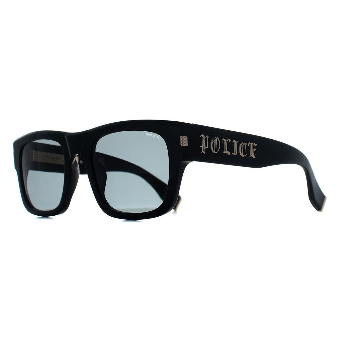 Police Sunglasses SPLP33E G.O.A.T. 2 700Y Shiny Black Grey Green