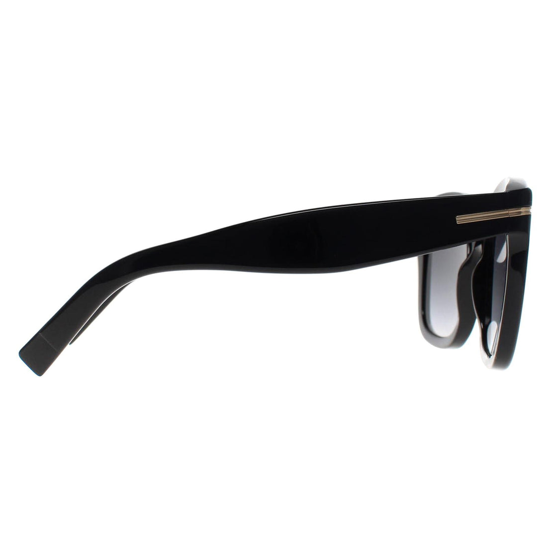 Hugo Boss Sunglasses BOSS 1731/S 807 9O Shiny Black Grey Gradient with Light Mirror
