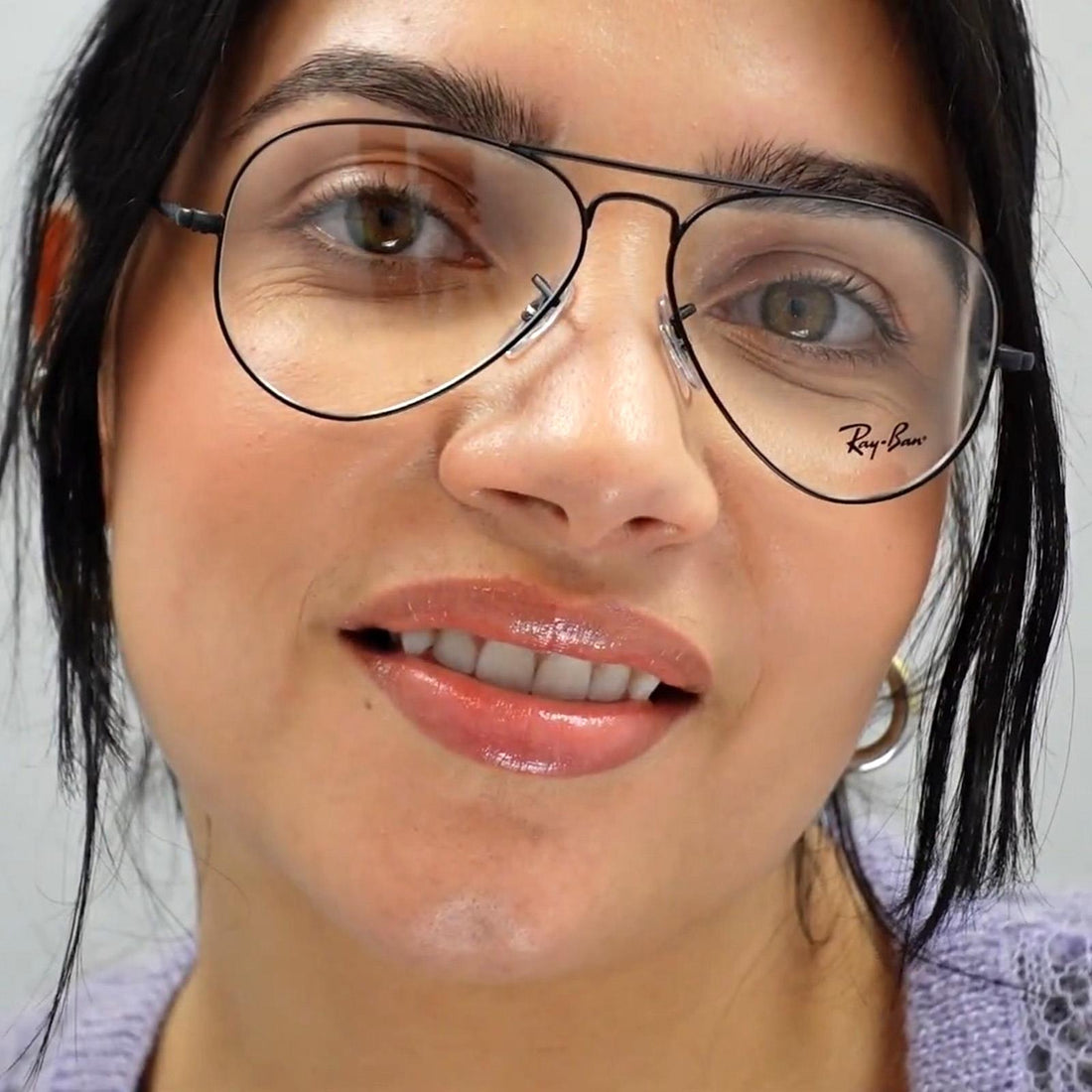 Ray-Ban Glasses Frames 6489 Aviator 2500 Gold 58mm