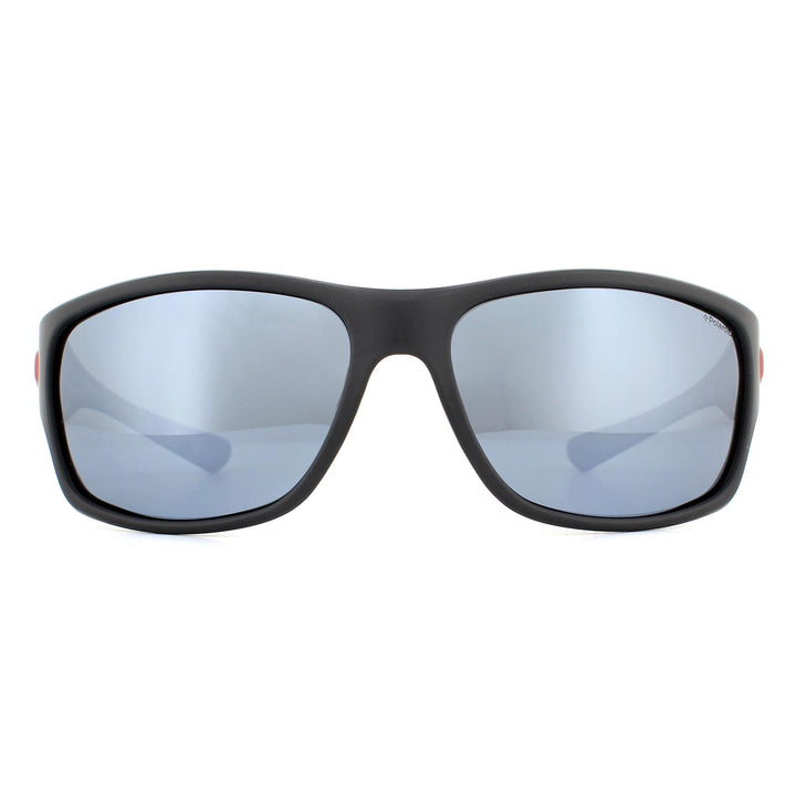Polaroid Sunglasses PLD 7012/S OIT EX Black Red Grey Silver Polarized Mirror