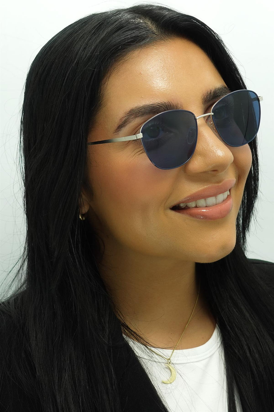 Smarty Sunglasses X1113 C Blue Matte Silver Blue