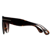 Tom Ford Sunglasses FT0939 Phoebe 52K Dark Havana Gradient Roviex Brown
