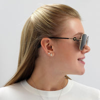 Versace Sunglasses VE2227 100287 Gold Dark Grey