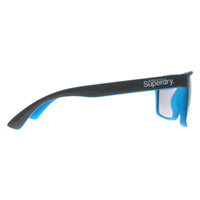Superdry Sunglasses Kobe 105 Matte Grey Fluro Blue Blue Mirror