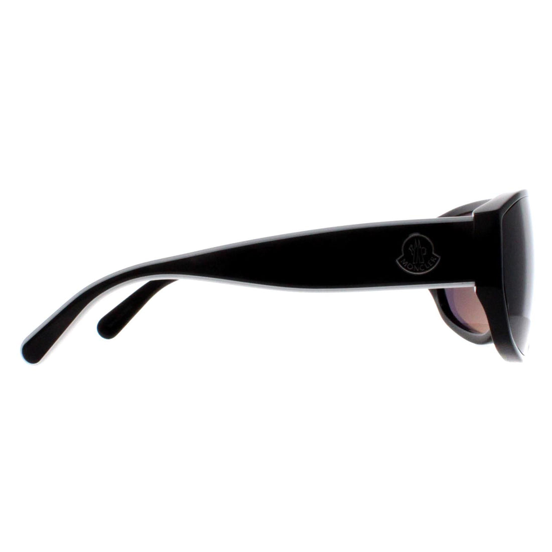 Moncler Sunglasses ML0260-F 01A Shiny Black Smoke Grey