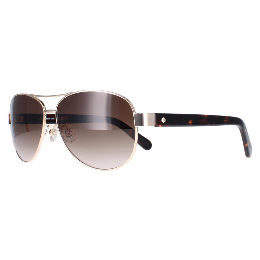 Kate Spade Sunglasses Dalia 2/S W15 B1 Gold Havana Brown Gradient