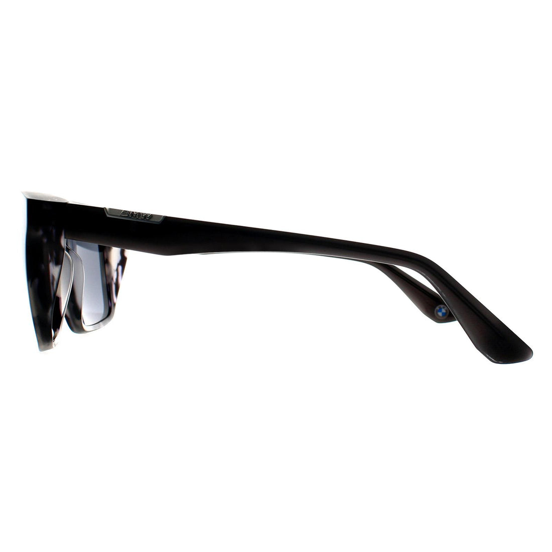 BMW Sunglasses BW0040-H 56C Black Tortoise Smoke Grey Mirror