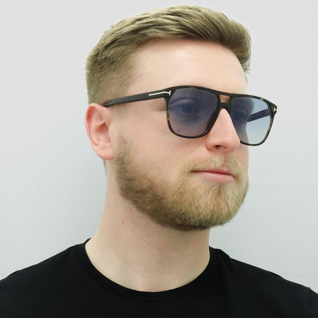 Tom Ford Sunglasses Shelton 0679 52W Dark Havana Blue Gradient