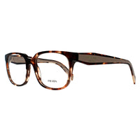 Prada Glasses Frames PR 17ZV 07R1O1 Havana Caramel Women