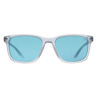 Quiksilver Sunglasses QS4001 MBLU Matte Ice Blue Crystal Blue Mirrored