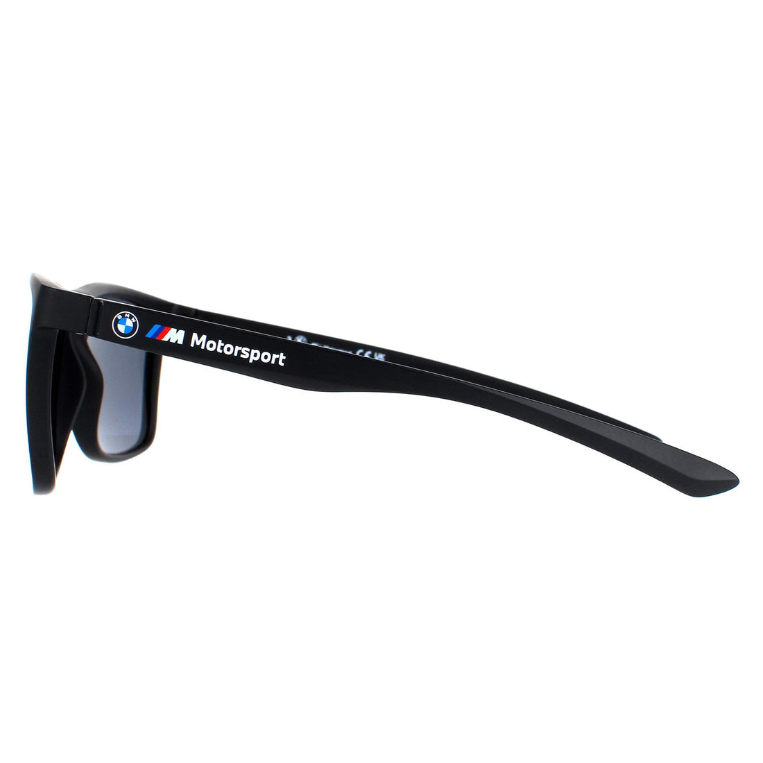 BMW Motorsport Sunglasses BS0015 02D Matte Black Smoke Polarized