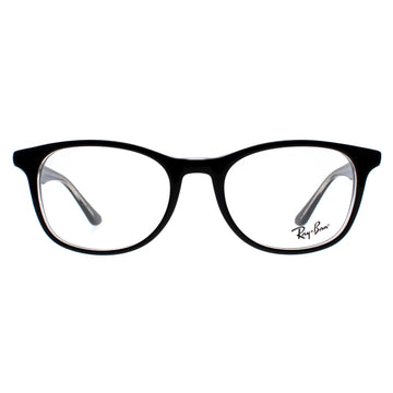 Ray-Ban Glasses Frames 5356 2034 Top Black On Transparent 52mm