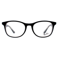 Ray-Ban 5356 Glasses Frames Top Black On Transparent
