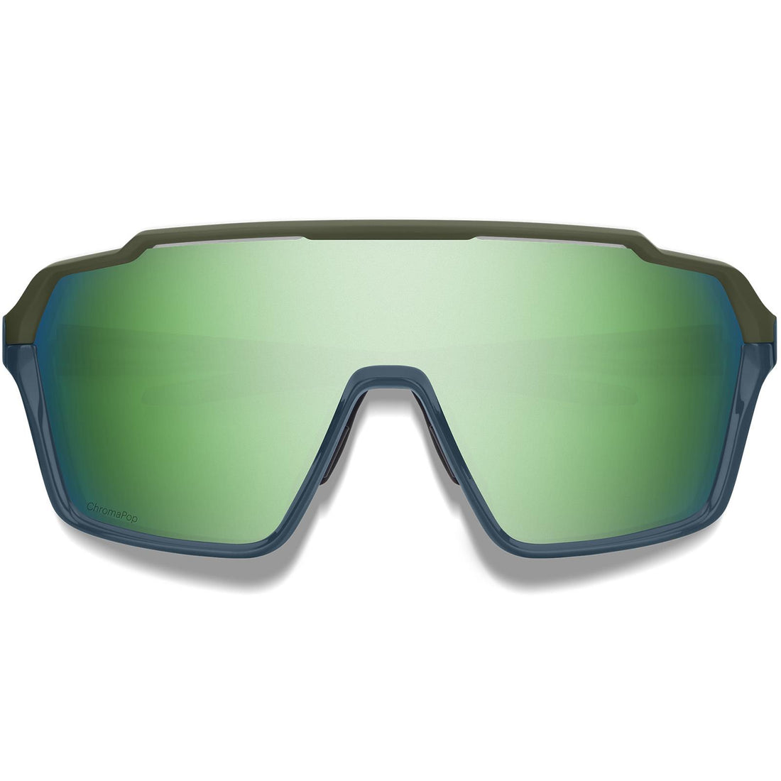 Smith Sunglasses Shift XL HBJ X8 Stone Moss ChromaPop Green Mirror