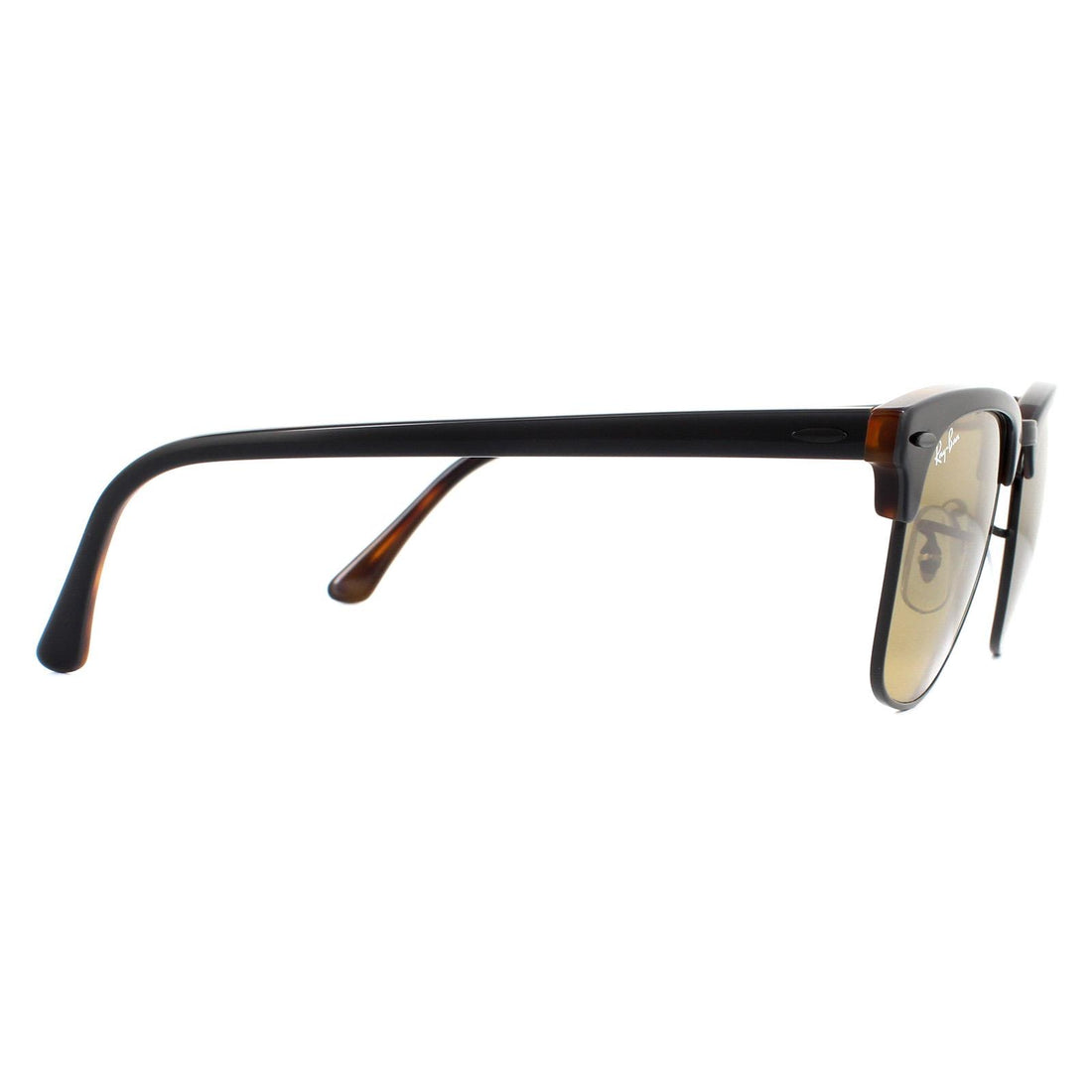 Ray-Ban Sunglasses Clubmaster RB3016 12773K Grey on Havana Brown Grey Gradient Mirror