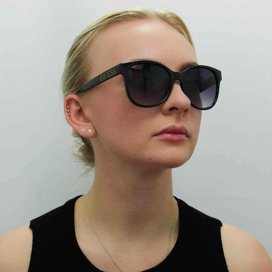 Guess Sunglasses GF0362 01B Black Grey Gradient