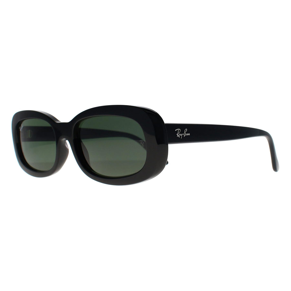 Ray-Ban Sunglasses RB2221 901/31 Polished Black Green