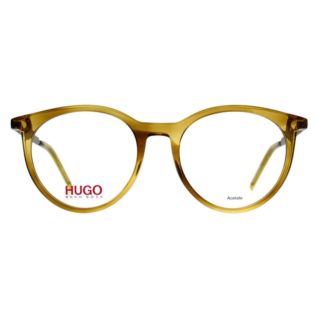 Hugo by Hugo Boss Glasses Frames HG 1108 145 Green Horn Women