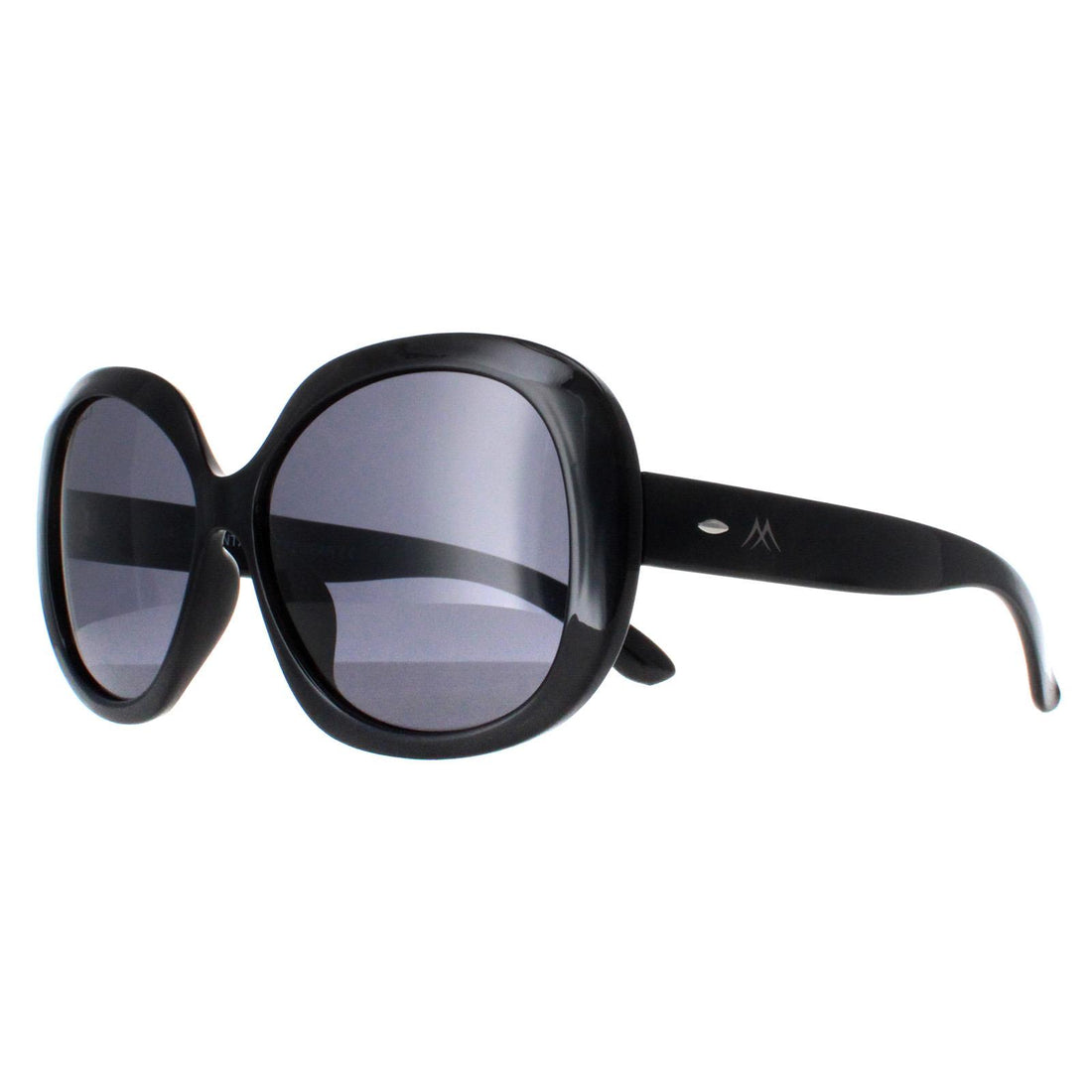 Montana Sunglasses MP63 Shiny Black Smoke Polarized