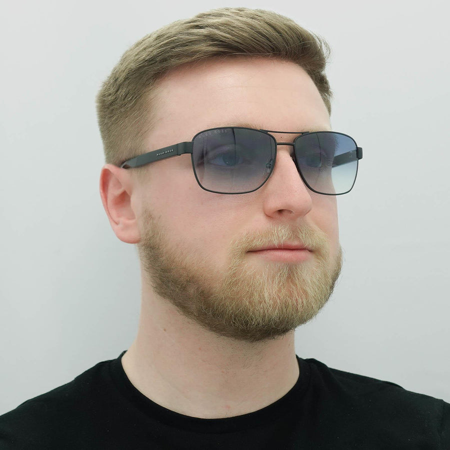 Hugo Boss Sunglasses BOSS 1240/S 003/08 Matte Black Blue Gradient