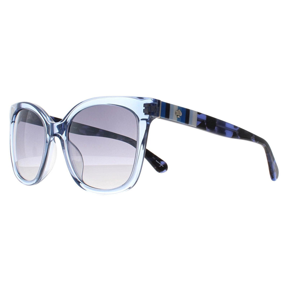 Kate Spade Sunglasses Kiya/S PJP IC Blue Gray Gradient Silver Mirror
