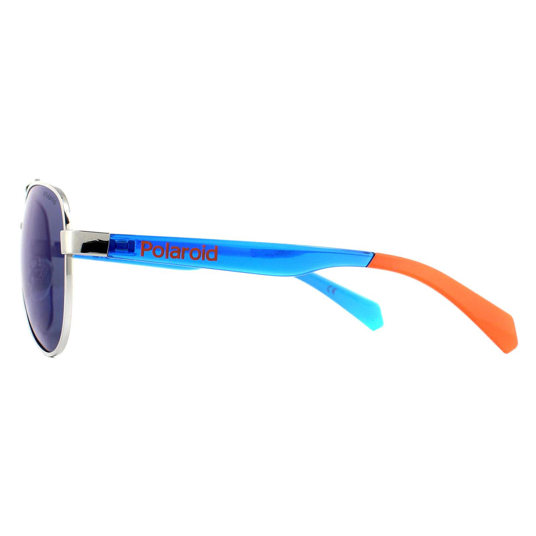 Polaroid Kids Sunglasses PLD 8034/S PJP 5X Silver Blue Blue Gradient Polarized