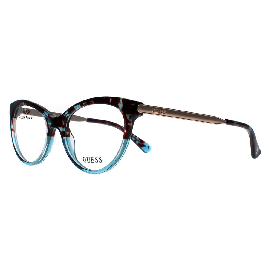 Guess Glasses Frames GU2462-3 B24 Blue Women