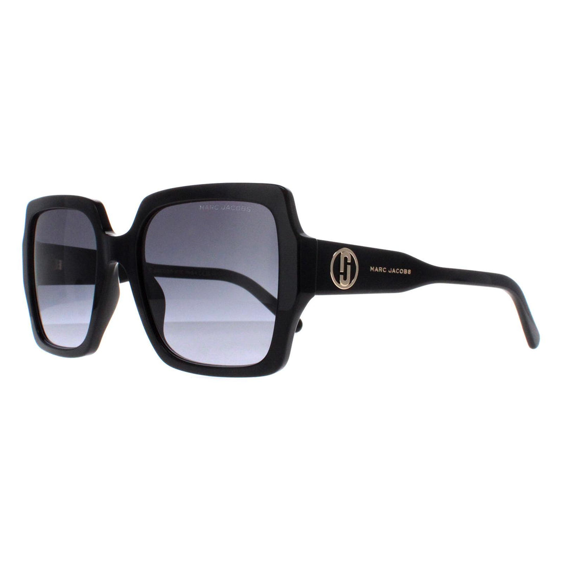 Marc Jacobs Sunglasses MARC 731/S 807 9O Shiny Black Dark Grey Gradient
