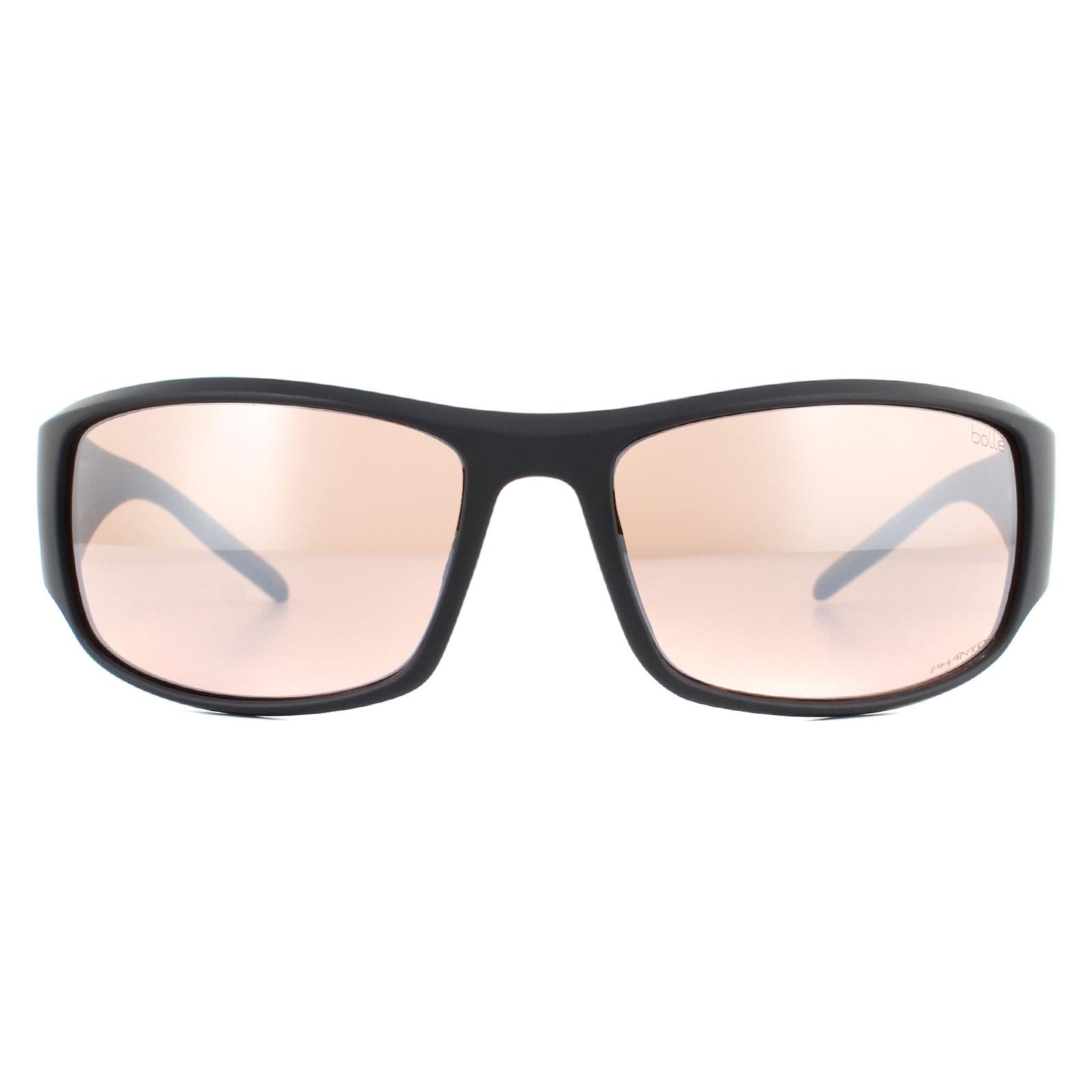 Sunglasses King 12575 Matte Black Metal Brown Phantom Brown Gun Cat