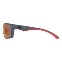 Caterpillar Sunglasses CTS-8031 108P Matte Grey Red Red Mirror Polarized