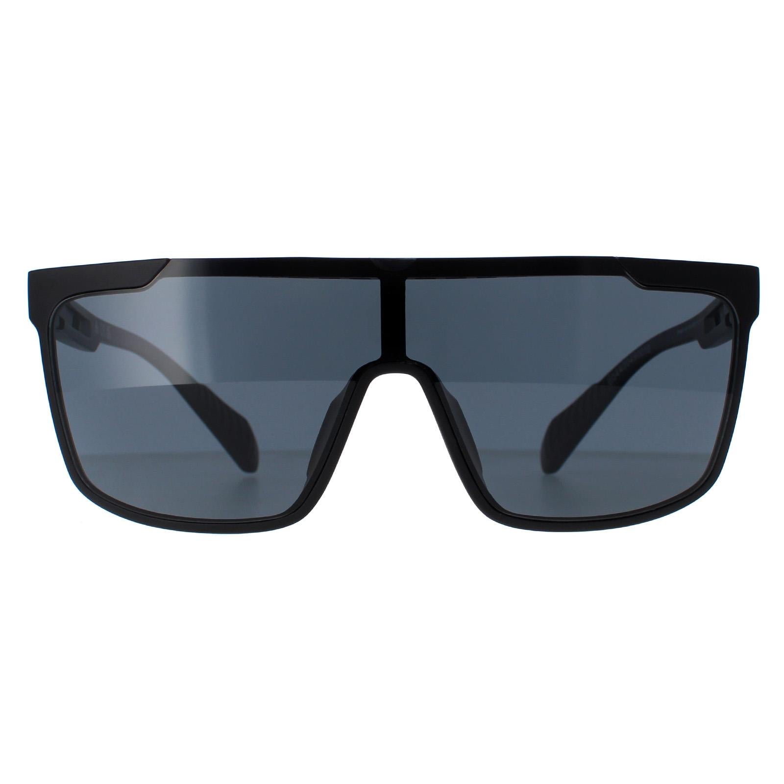 Sunglasses SP0020 Matte Black Smoke Polarized