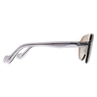 Moncler Sunglasses ML0052 21C White Transparent Grey Grey