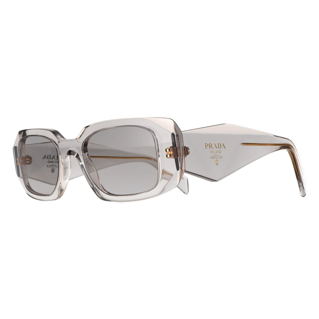 Prada Sunglasses PR17WS 12R30B Transparent Grey Light Grey