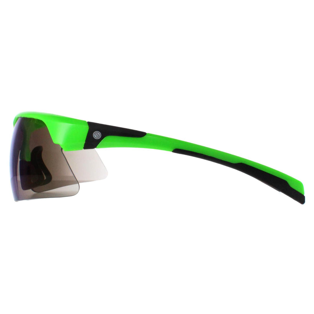 Smarty Sunglasses X2134 B Neon Green Rubb. Black Grey