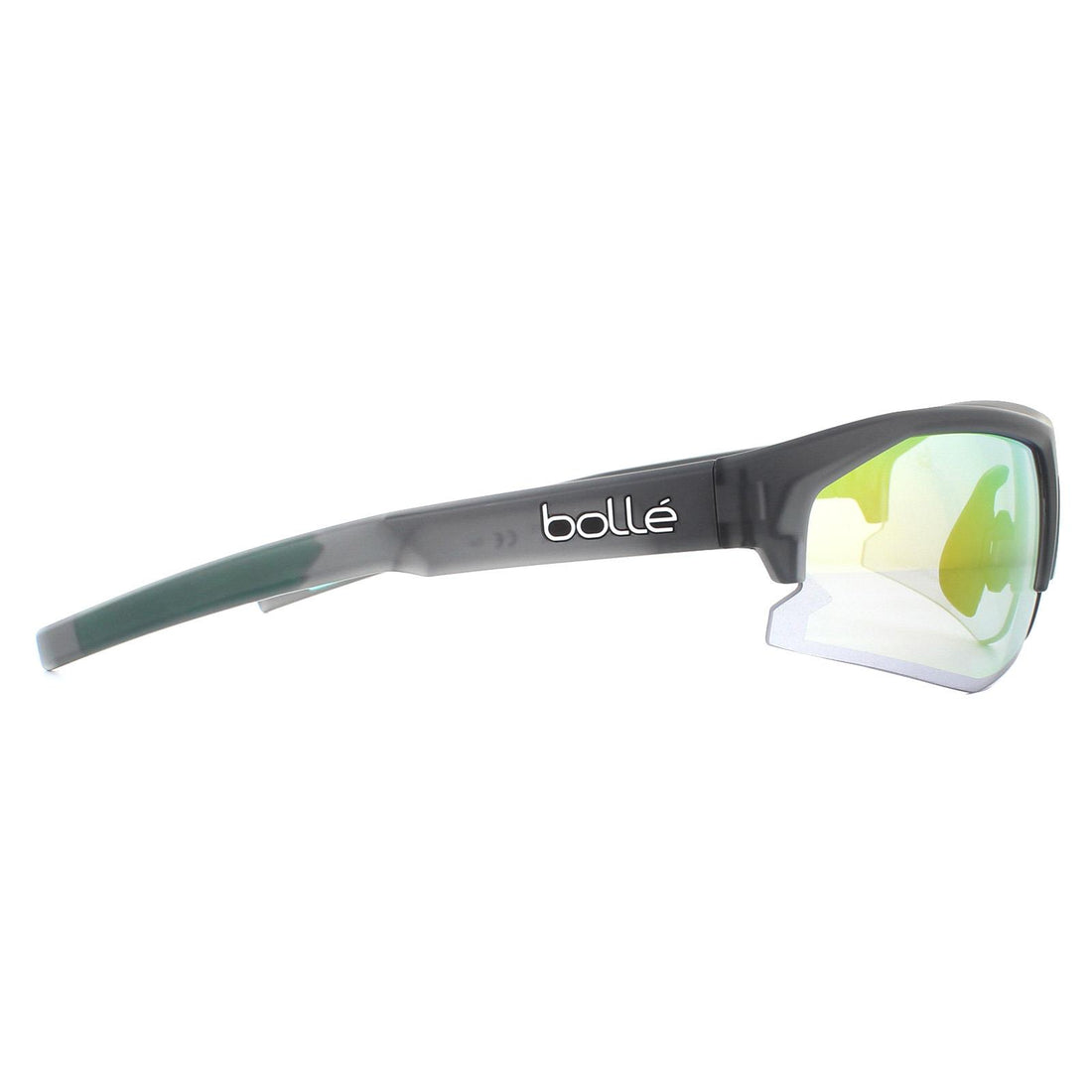 Bolle Sunglasses Bolt 2.0 BS004004 Matte Black Crystal Phantom Clear Green Photochromic