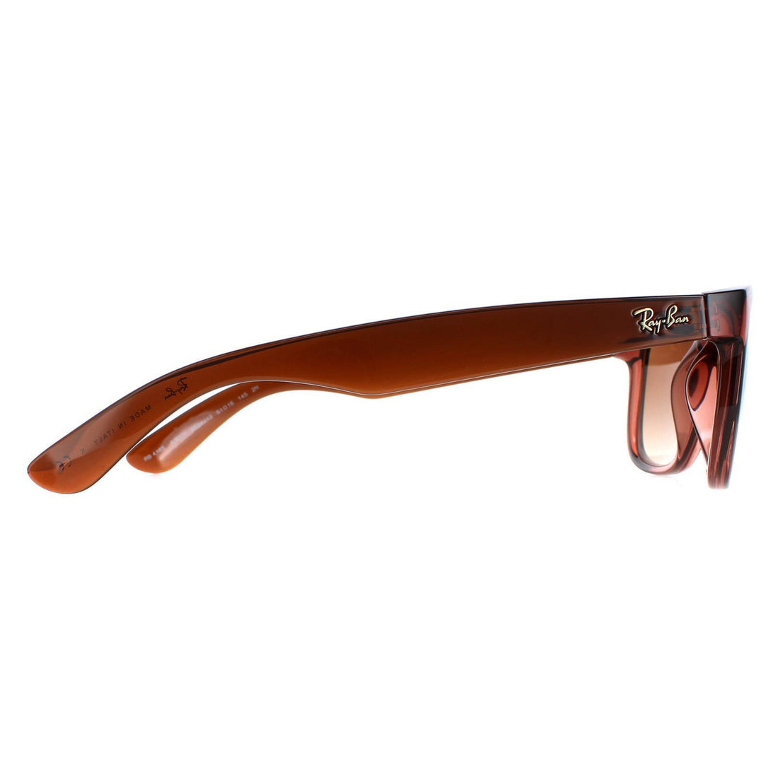 Ray-Ban Sunglasses Justin 4165 659413 Transparent Light Brown Brown Gradient
