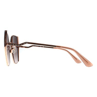 Guess Sunglasses GU7843 28Z Shiny Rose Gold Brown Gradient