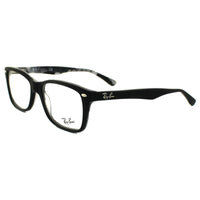 Ray-Ban 5228 Glasses Top Black On Texture Camouflage / Clear 53