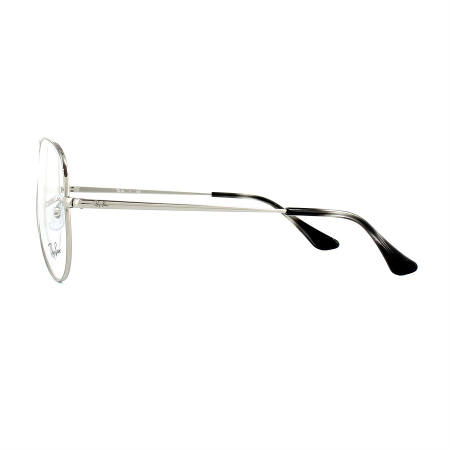 Ray-Ban Glasses Frames 6489 Aviator 2501 Silver 58mm