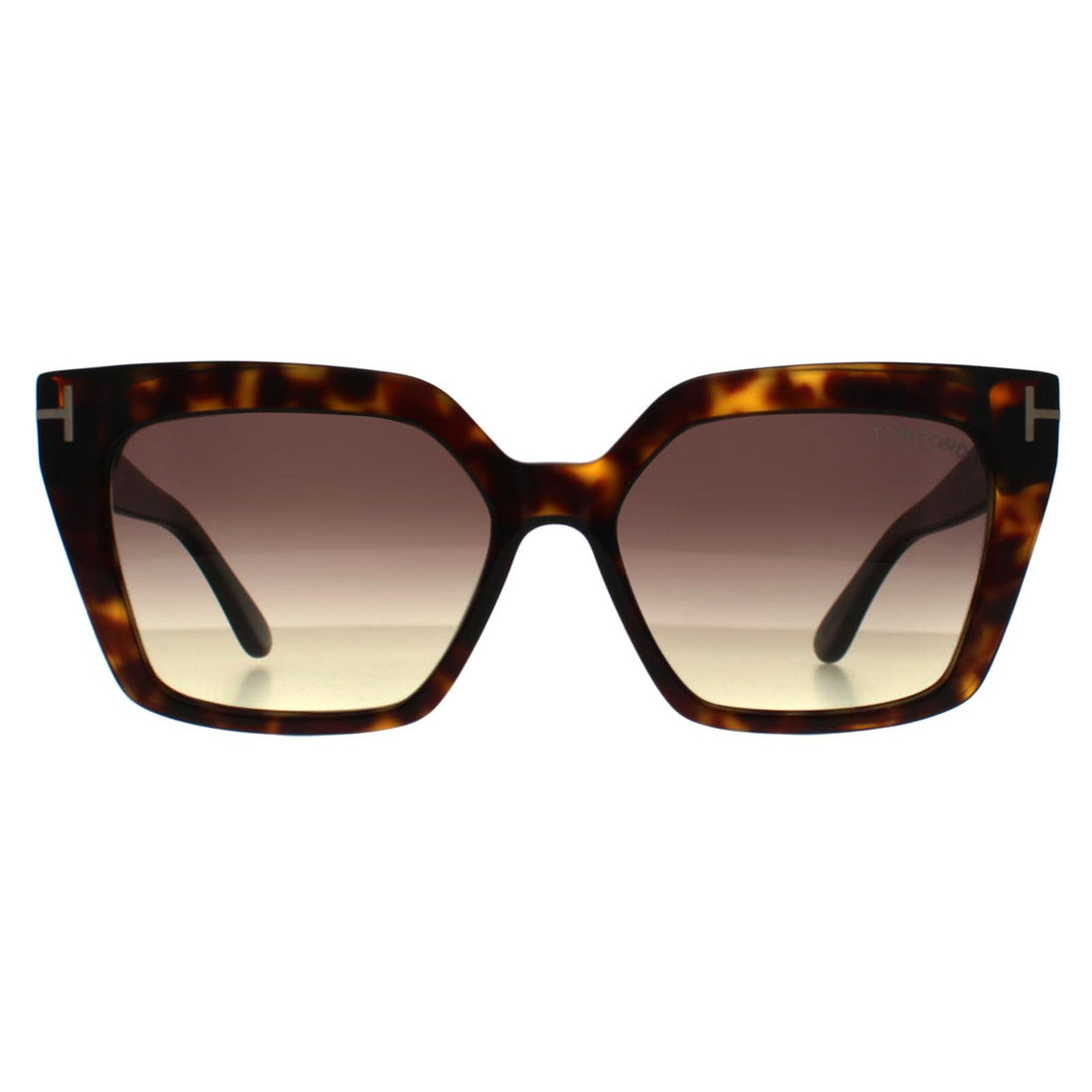 Tom Ford Sunglasses Winona FT1030 52F Shiny Dark Havana Brown Gradient