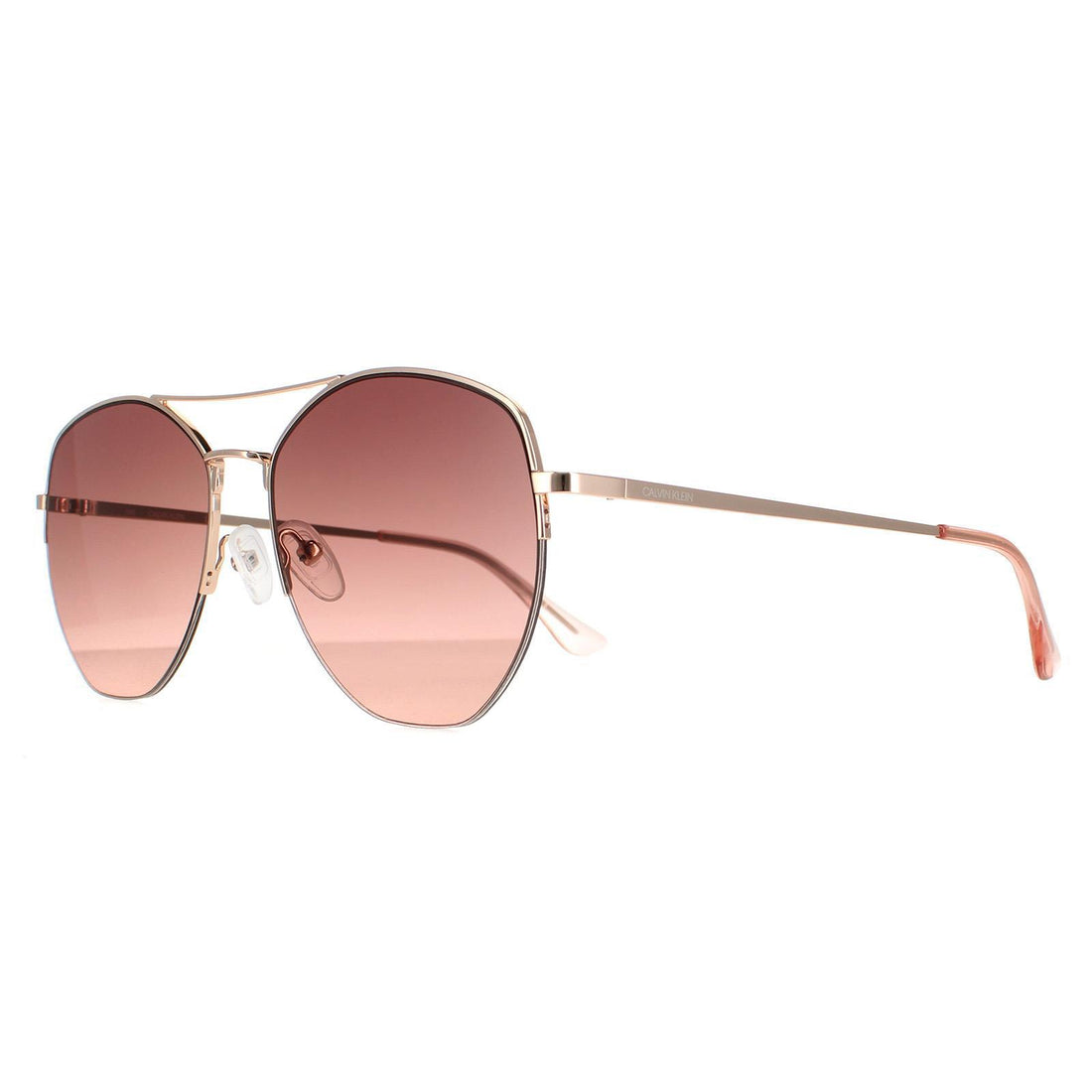 Calvin Klein Sunglasses CK20121S 780 Rose Gold Brown