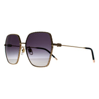 Furla Sunglasses SFU628 0300 Gold Grey Smoke Gradient