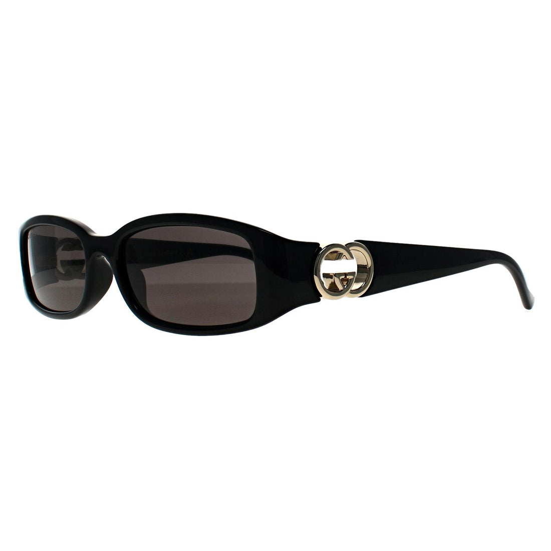 Gucci Sunglasses GG1661S 001 Black Gold Grey
