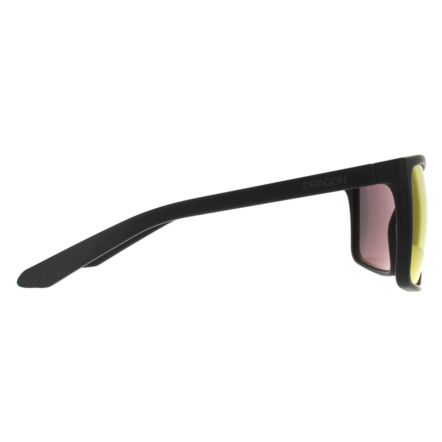 Dragon Sunglasses Montage 40735-004 Matte Black Orange Ionized