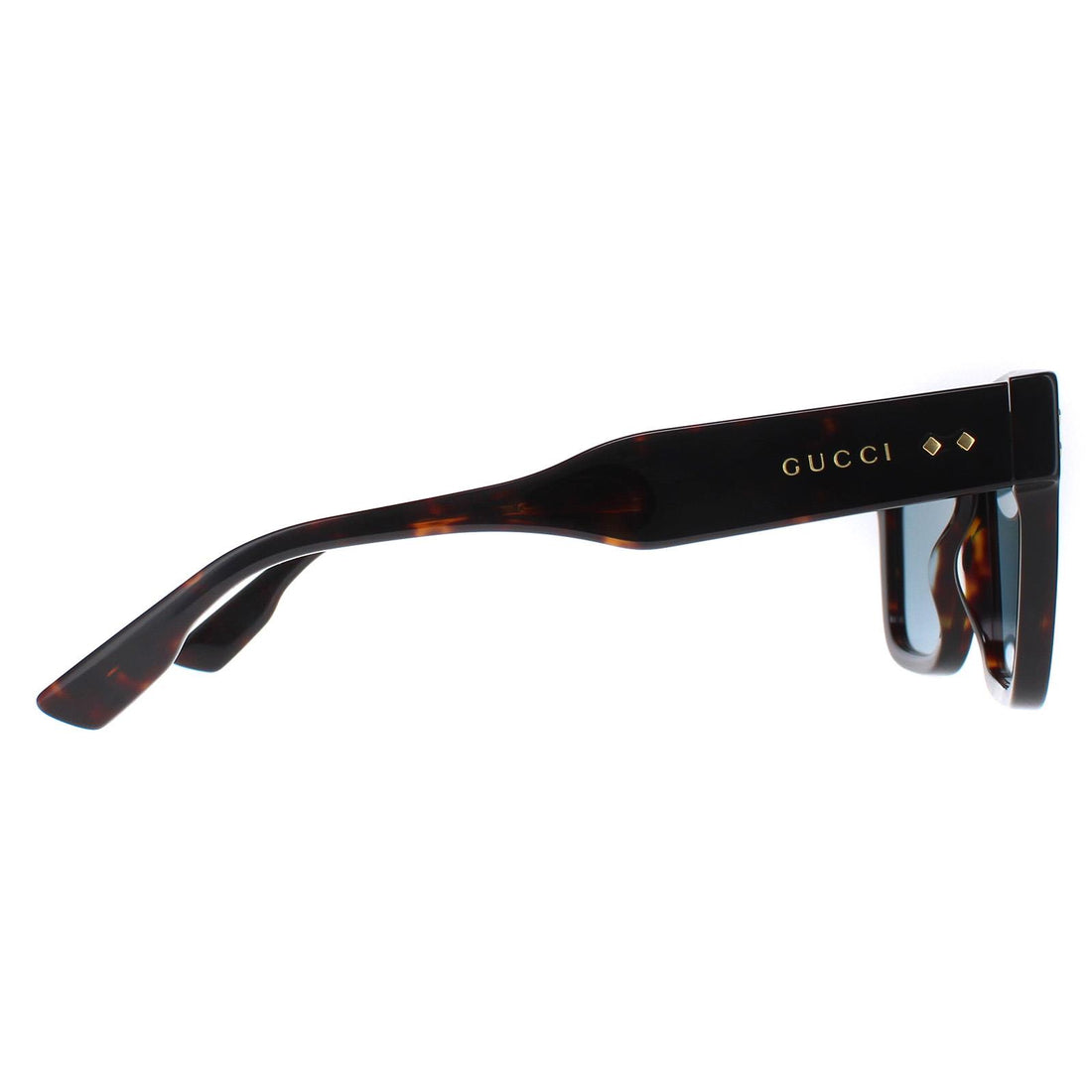Gucci Sunglasses GG1084S 002 Dark Havana Light Blue