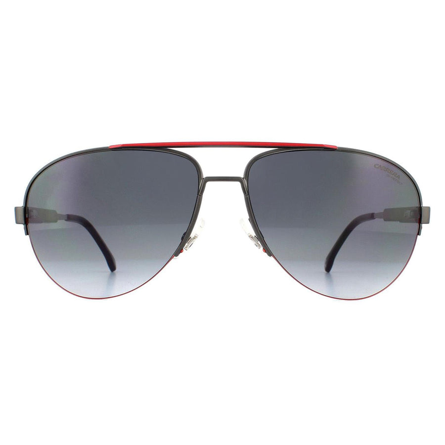Carrera 8030/S Sunglasses Matte Ruthenium Black / Dark Grey Gradient