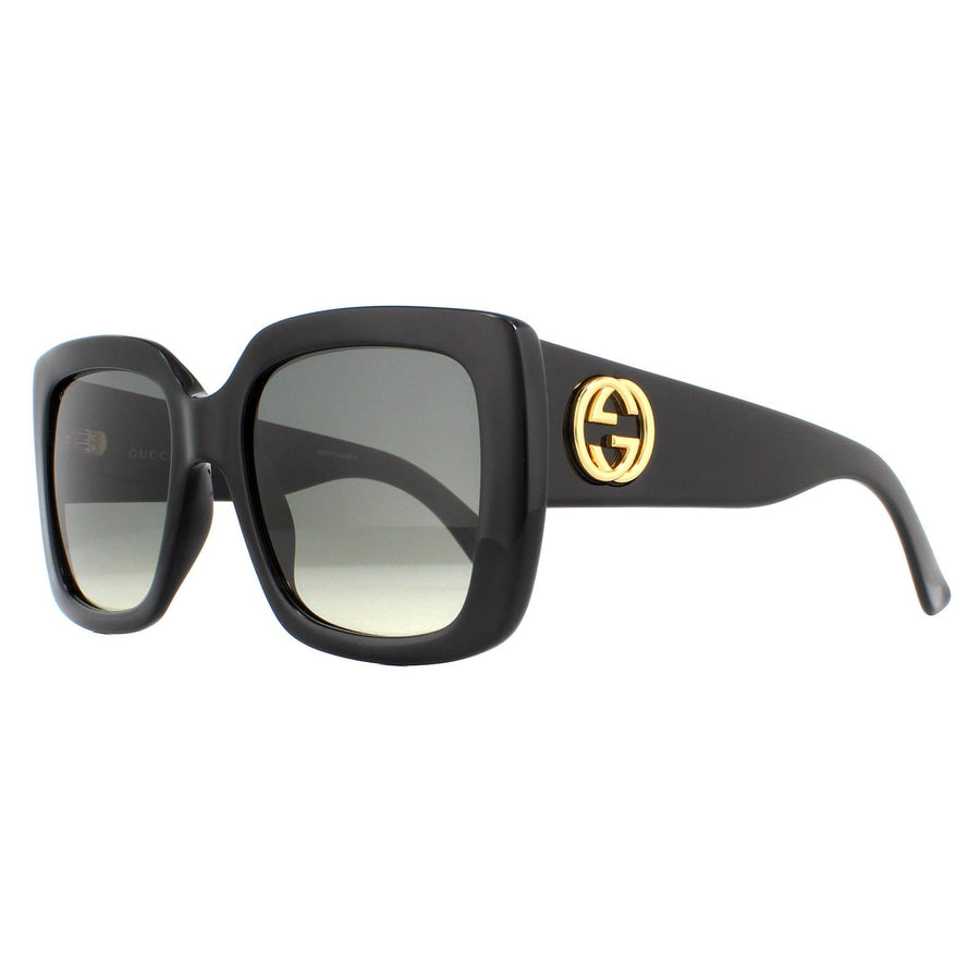 Gucci Sunglasses GG0141SN 001 Black Grey Gradient